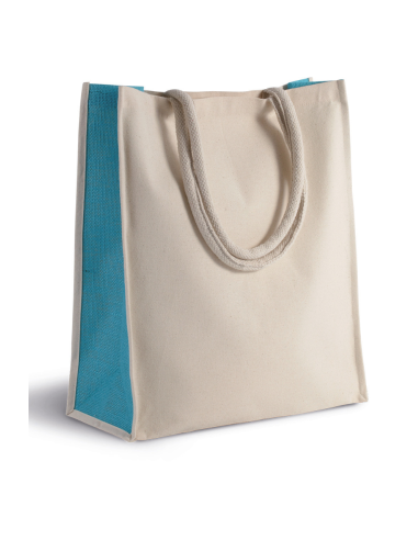 KIM-KI0253-COTTON / JUTE TOTE BAG - 23 L